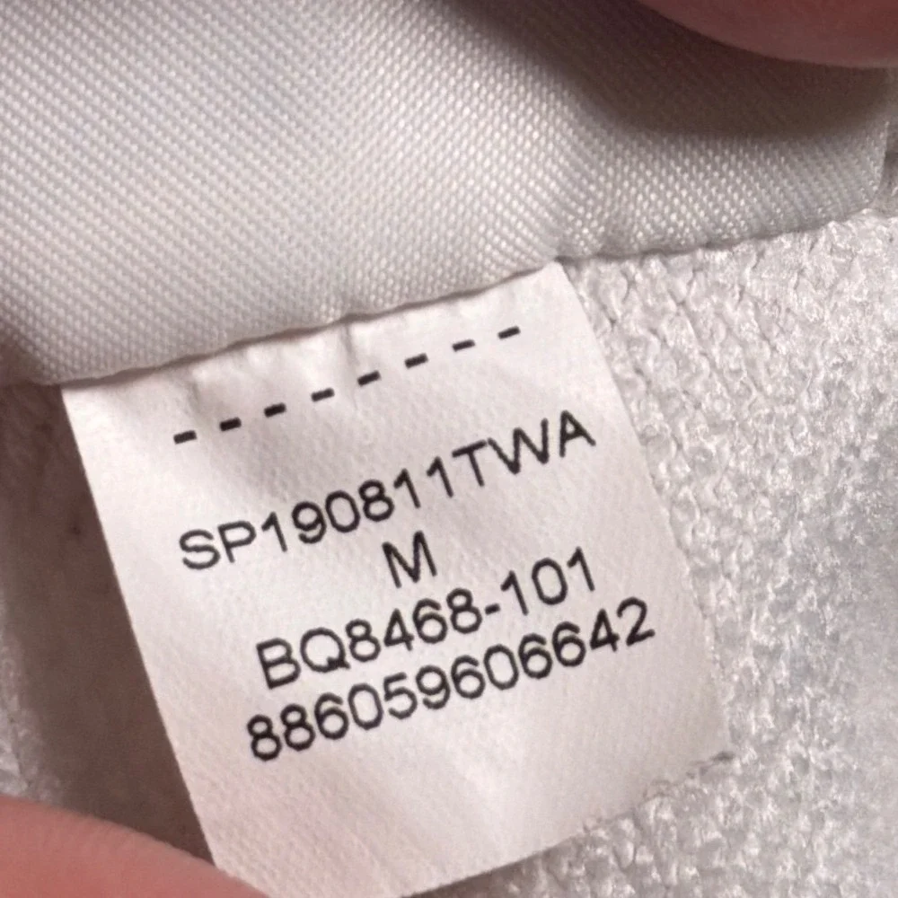 Nike Jordan Hoodie Men Medium White Graphic Pullover Air Wings Swoosh Jumpman